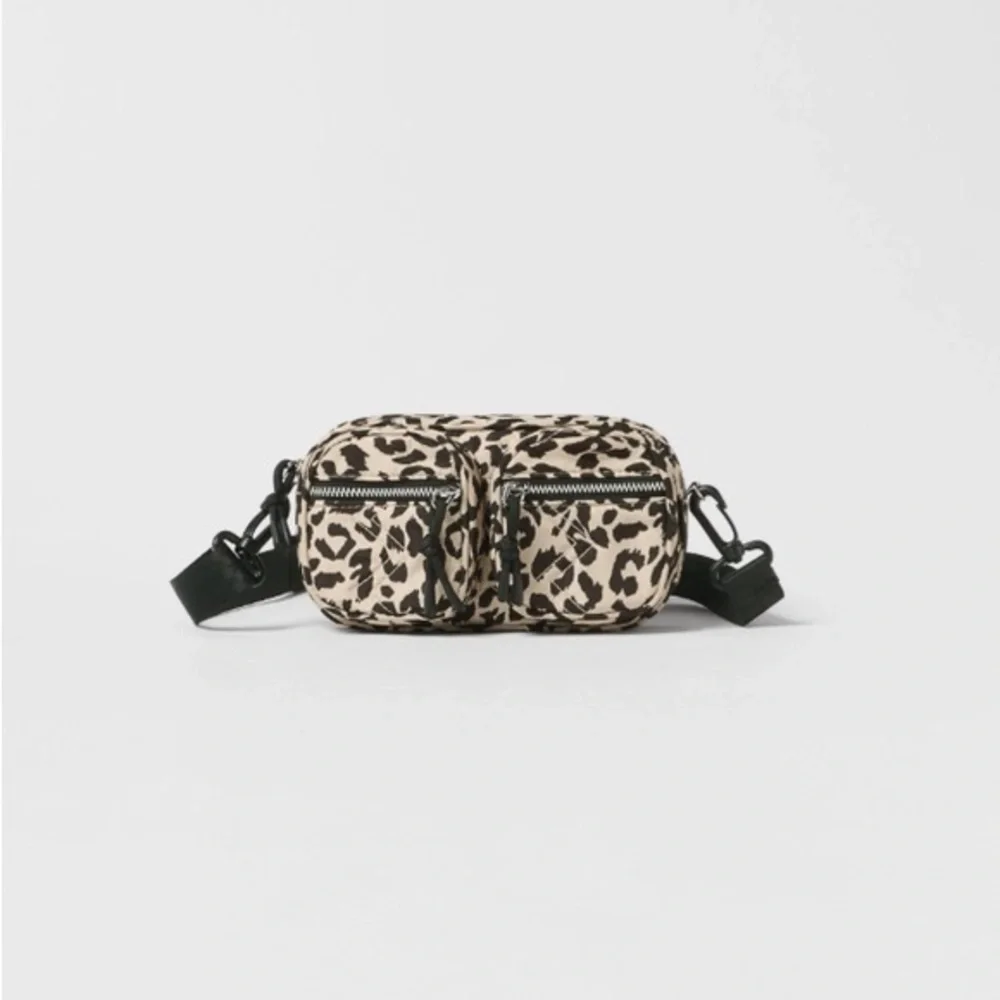Zara Black Leopard Print  Bag